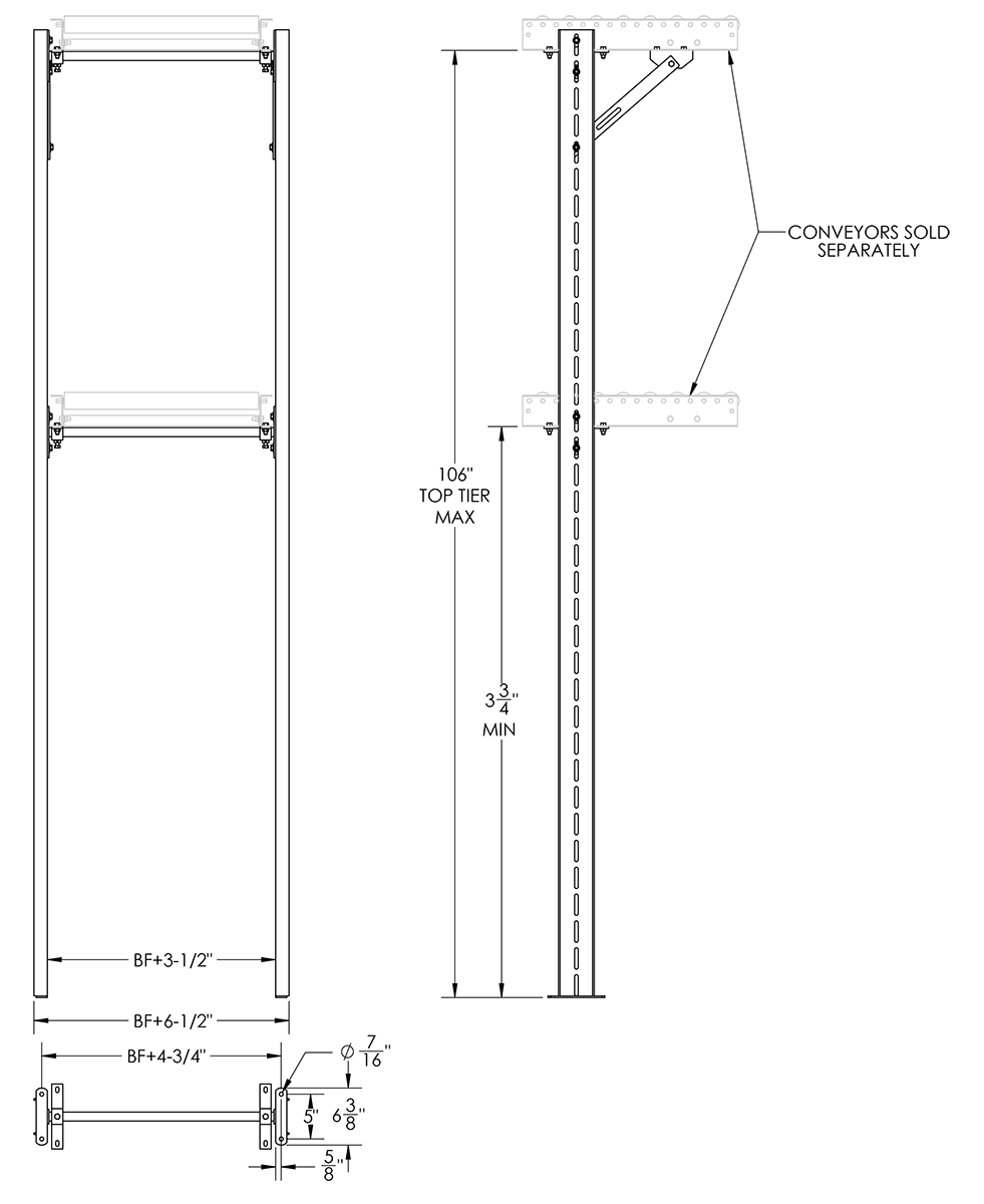 Conveyor Multitier Support HMT106B09