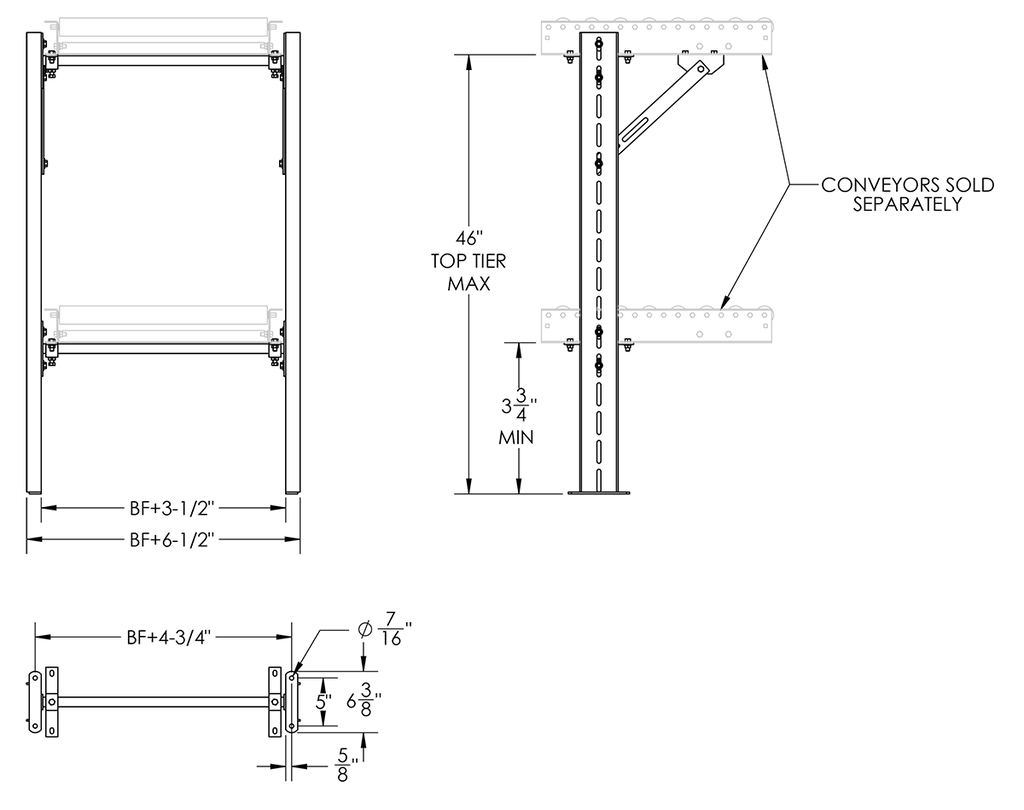 Conveyor Multitier Support HMT46B09