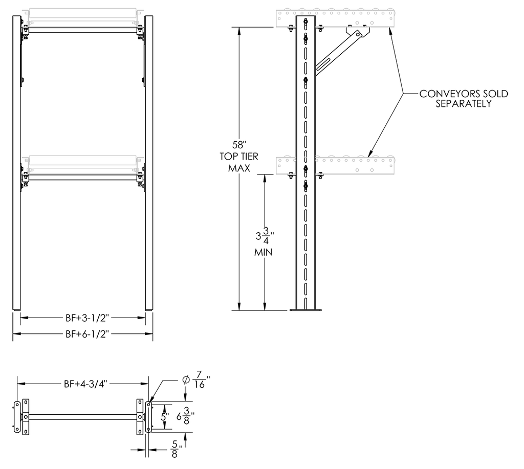 Conveyor Multitier Support HMT58B08