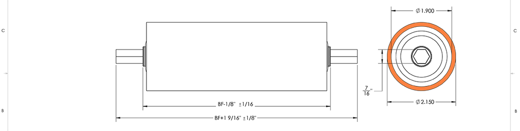 Conveyor Roller KG36PU