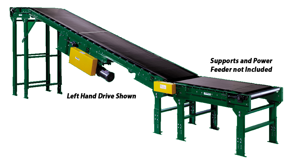 Incline Power Belt Conveyor RBI19012BRT14.25RC3/4A1PE40