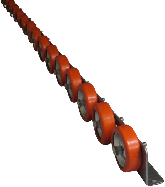 Multi Directional Flow Rails Wheel Flow Rail 5FR1G6503PU – Ashland Conveyor