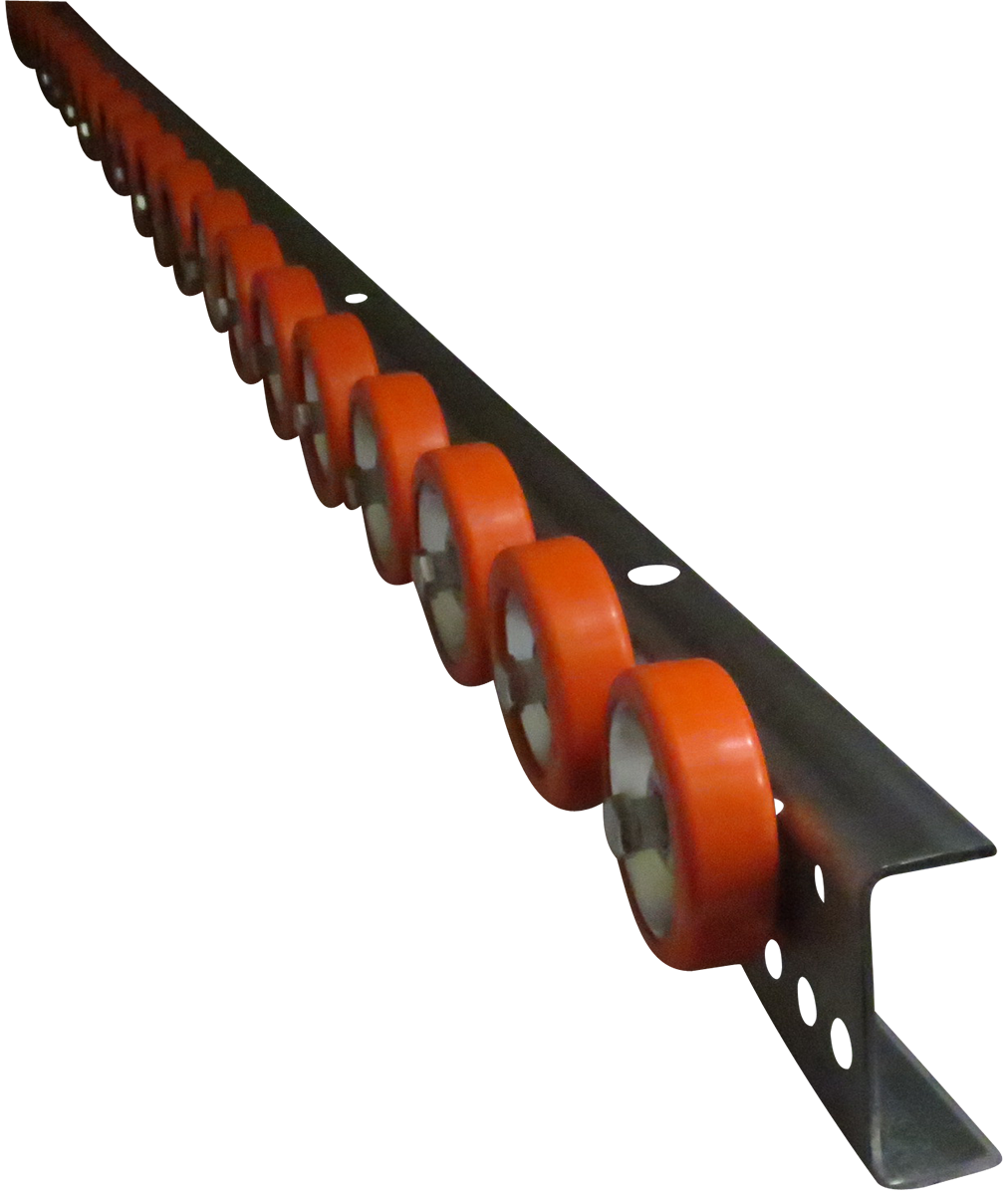 Flow Rails With Guide Wheel Flow Rail 5FR3G6503PU – Ashland Conveyor