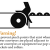 Slider Bed Power Belt Conveyor SB35018BFG42RC3/4A3ID60