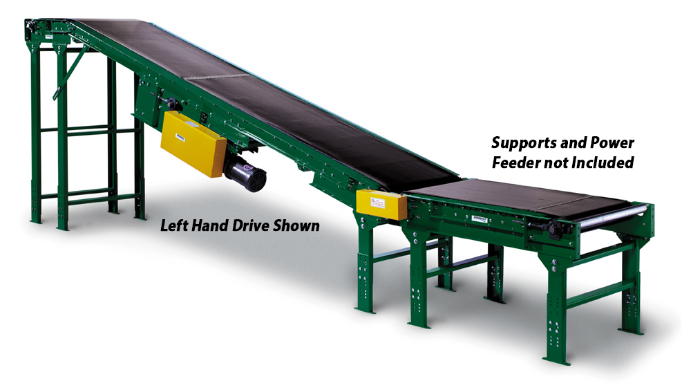 Incline Power Belt Conveyor SBI35012BRT49.25RC3/4A1PE40